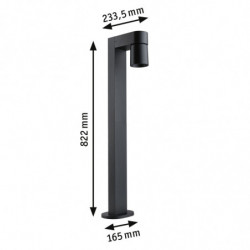 Oprawa ogrodowa KIMU LED 8W 500lm 3000K IP44 230V antracyt aluminium Oprawa ogrodowa KIMU LED 8W 500lm 3000K IP44 230V antracyt aluminium