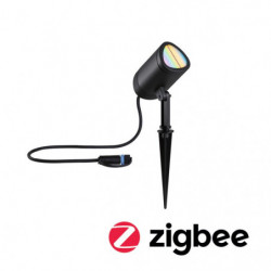 Reflektor ogrodowy Plug & Shine SHIRA LED SH Zigbee RGBW 6.5W 500lm IP65 24V antracyt Reflektor ogrodowy Plug & Shine SHIRA LED SH Zigbee RGBW 6.5W 500lm IP65 24V antracyt