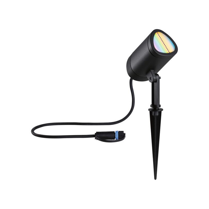 Reflektor ogrodowy Plug & Shine SHIRA LED SH Zigbee RGBW 6.5W 500lm IP65 24V antracyt Reflektor ogrodowy Plug & Shine SHIRA LED SH Zigbee RGBW 6.5W 500lm IP65 24V antracyt