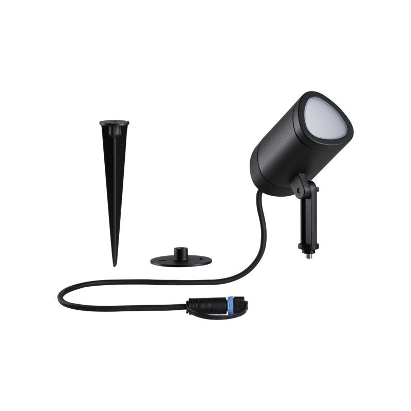 Reflektor ogrodowy Plug & Shine SHIRA LED SH Zigbee RGBW 6.5W 500lm IP65 24V antracyt Reflektor ogrodowy Plug & Shine SHIRA LED SH Zigbee RGBW 6.5W 500lm IP65 24V antracyt