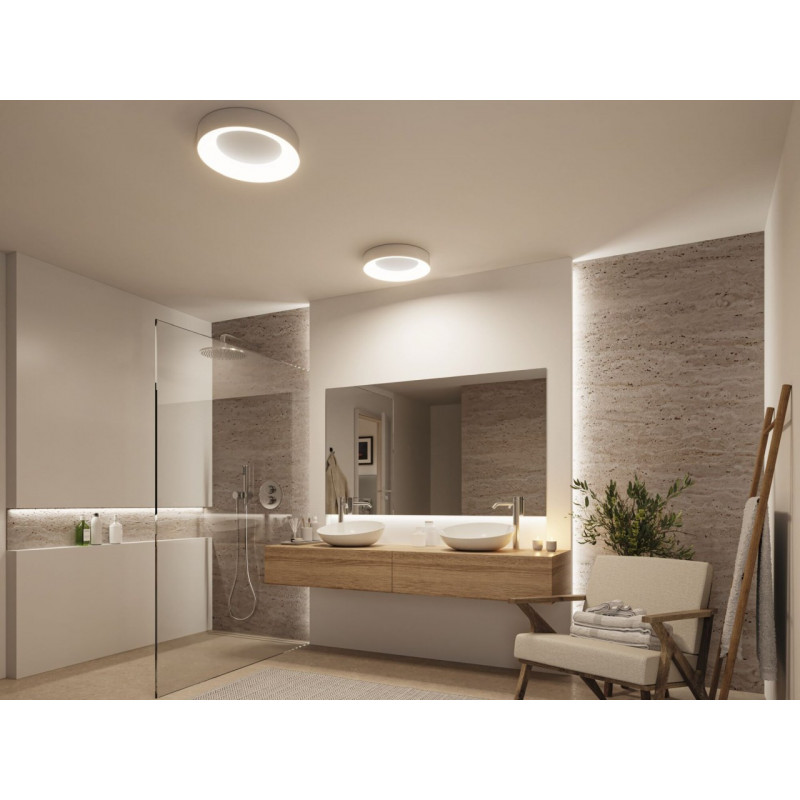 Plafoniera CASCA LED 16W 1500lm okrągła 300mm 2700/4000/6500K IP44 230V aluminium matowy / tworzywo sztuczne Plafoniera CASCA LED 16W 1500lm okrągła 300mm 2700/4000/6500K IP44 230V aluminium matowy / tworzywo sztuczne