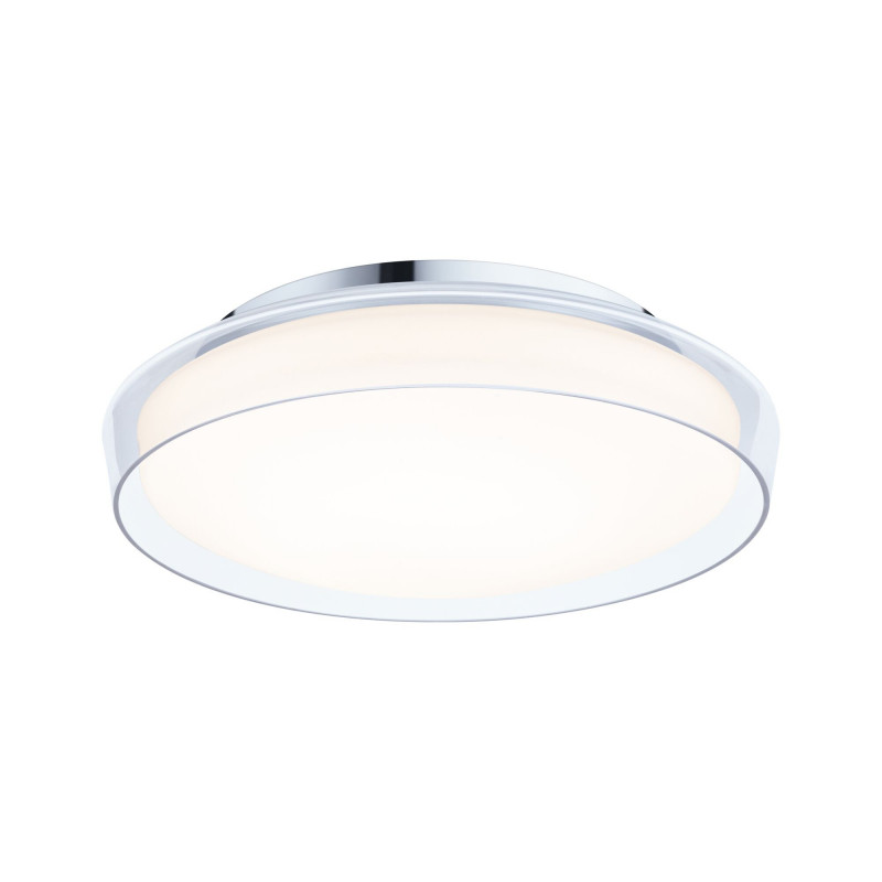 Plafoniera LUENA LED 16.5W 860lm okragła 350mm 3000K IP44 230V szkło chrom / metal Plafoniera LUENA LED 16.5W 860lm okragła 350mm 3000K IP44 230V szkło chrom / metal