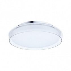 Plafoniera LUENA LED 16.5W 860lm okragła 350mm 3000K IP44 230V szkło chrom / metal Plafoniera LUENA LED 16.5W 860lm okragła 350mm 3000K IP44 230V szkło chrom / metal