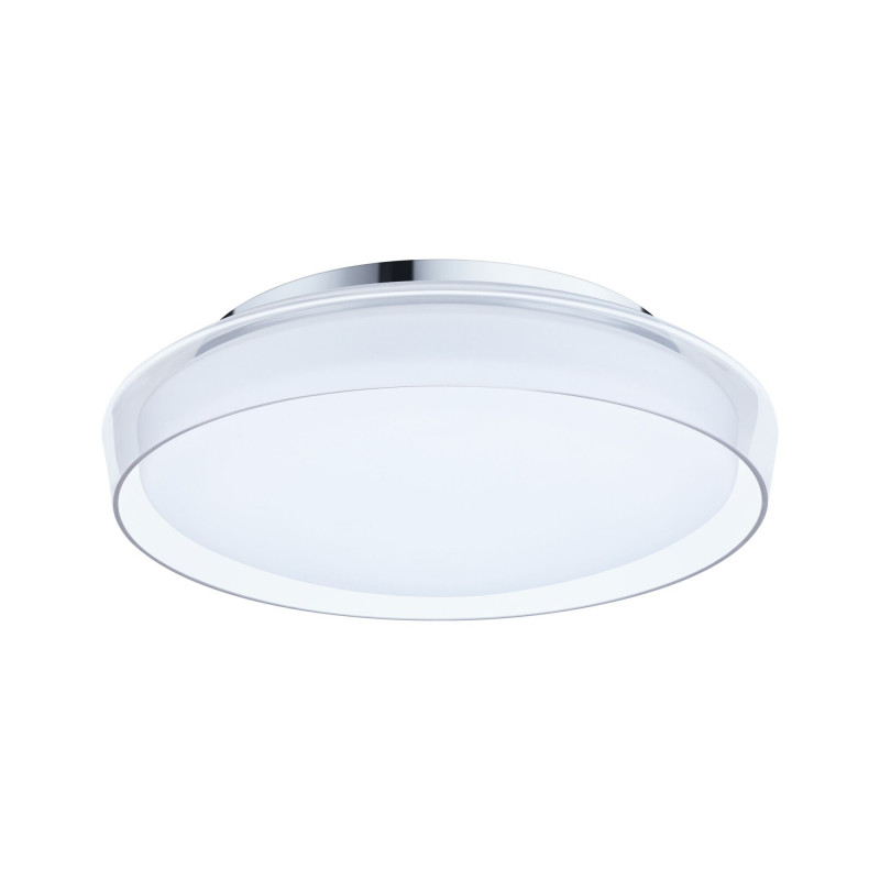 Plafoniera LUENA LED 16.5W 860lm okragła 350mm 3000K IP44 230V szkło chrom / metal Plafoniera LUENA LED 16.5W 860lm okragła 350mm 3000K IP44 230V szkło chrom / metal