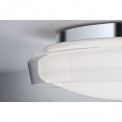 Plafoniera LUENA LED 16.5W 860lm okragła 350mm 3000K IP44 230V szkło chrom / metal Plafoniera LUENA LED 16.5W 860lm okragła 350mm 3000K IP44 230V szkło chrom / metal