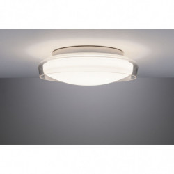 Plafoniera LUENA LED 16.5W 860lm okragła 350mm 3000K IP44 230V szkło chrom / metal Plafoniera LUENA LED 16.5W 860lm okragła 350mm 3000K IP44 230V szkło chrom / metal