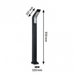 Oprawa ogrodowa MERANO LED PIR IHF 14W 910mm 850lm 3000K IP44 230V antracyt aluminium Oprawa ogrodowa MERANO LED PIR IHF 14W 910mm 850lm 3000K IP44 230V antracyt aluminium