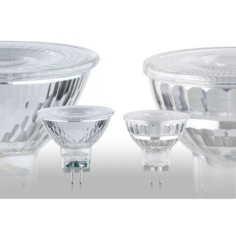 Źródło światła LED MR11 GU4 3x3W 300lm 36st. 2700K 12V srebrny / szkło Źródło światła LED MR11 GU4 3x3W 300lm 36st. 2700K 12V srebrny / szkło