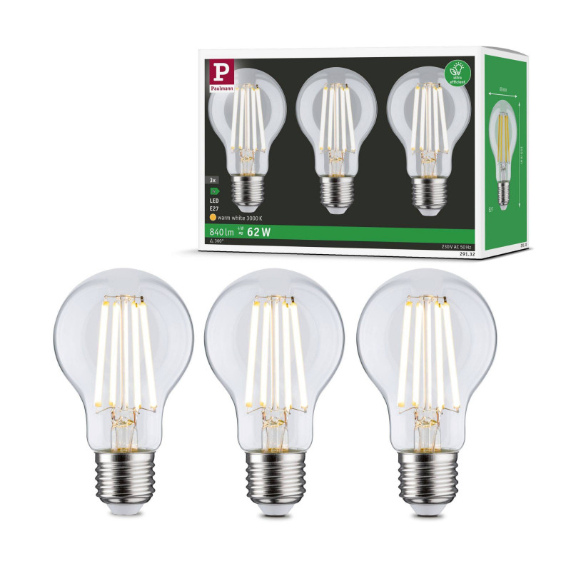 Źródło światła LED AGL 60 3X4W 840lm E27 3000K 230V przezroczysty / szkło Źródło światła LED AGL 60 3X4W 840lm E27 3000K 230V przezroczysty / szkło