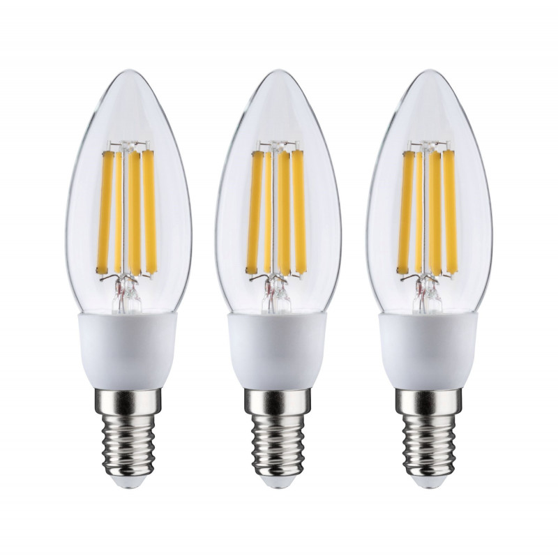 Źródło światła LED ECO LINE świecowa 3X2.5W 525lm E14 3000K 230V przezroczysty / szkło