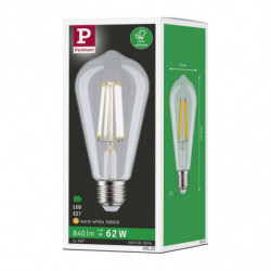Źródło światła LED ST64 4W 840lm E27 3000K 230V przezroczysty / szkło Źródło światła LED ST64 4W 840lm E27 3000K 230V przezroczysty / szkło