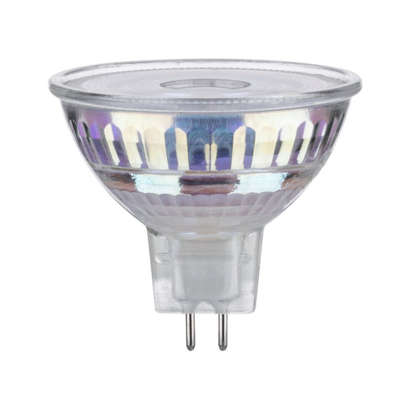 Źródło światła LED GU5.3 3.8W 345lm 36st. 2700K 12V szkło / srebrny Źródło światła LED GU5.3 3.8W 345lm 36st. 2700K 12V szkło / srebrny