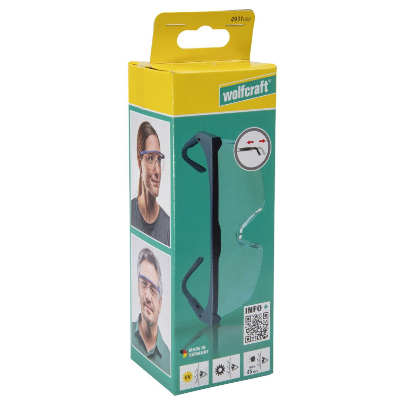 Okulary ochronne ERGO Wolfcraft -Bezpieczne (CE) Okulary ochronne ERGO Wolfcraft -Bezpieczne (CE)
