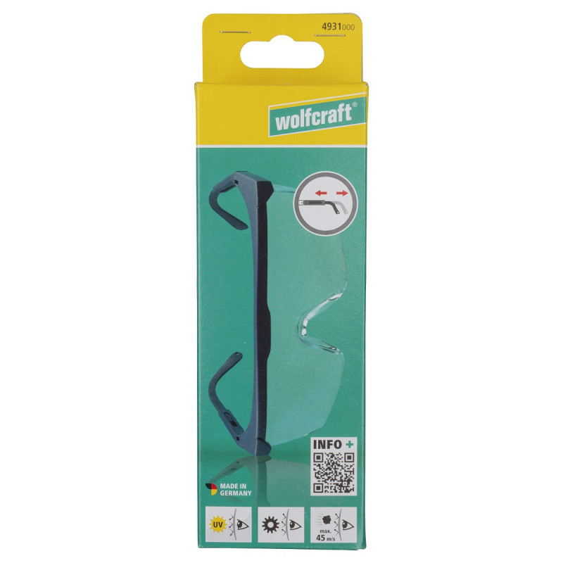 Okulary ochronne ERGO Wolfcraft -Bezpieczne (CE) Okulary ochronne ERGO Wolfcraft -Bezpieczne (CE)