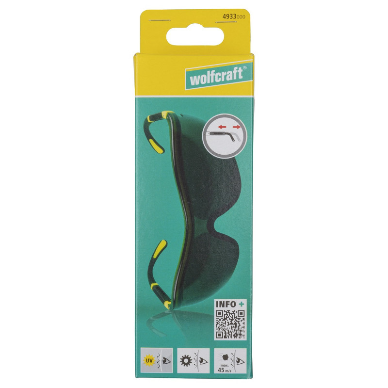 Okulary ochronne OUTDOOR, przyciemniane Wolfcraft CE Okulary ochronne OUTDOOR, przyciemniane Wolfcraft CE