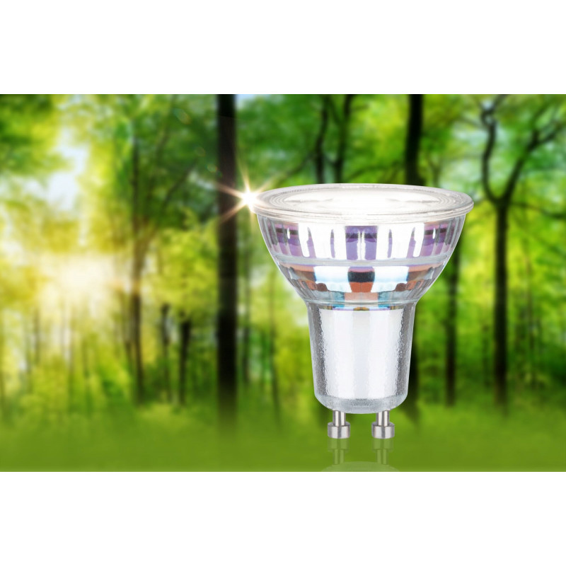 Źródło światła LED GU10 ECO LINE 2.5W 450lm 4000K 230V srebrny / szkło Źródło światła LED GU10 ECO LINE 2.5W 450lm 4000K 230V srebrny / szkło