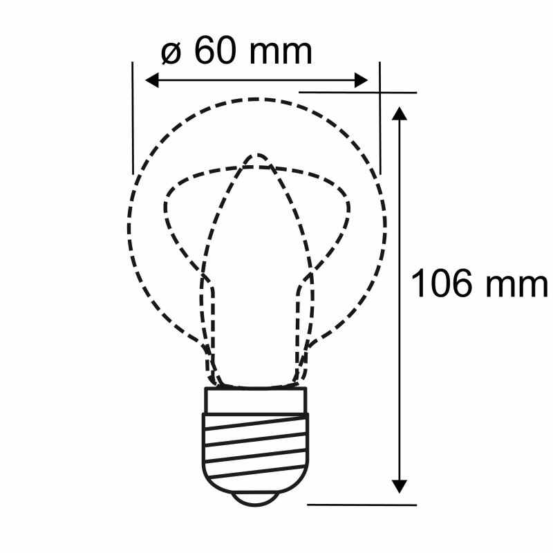 Źródło światła LED AGL60 3x9W 3x1055lm E27 2700K 230V opal / szkło Źródło światła LED AGL60 3x9W 3x1055lm E27 2700K 230V opal / szkło