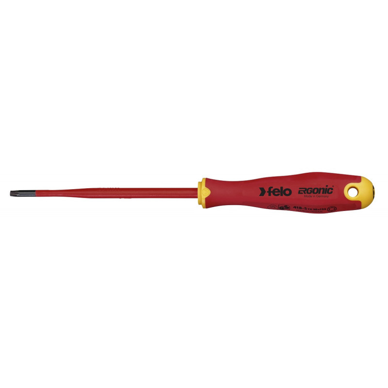 Wkrętak gwiazdkowy TX 20 FELO - Ergonic Slim VDE Wkrętak gwiazdkowy TX 20 FELO - Ergonic Slim VDE