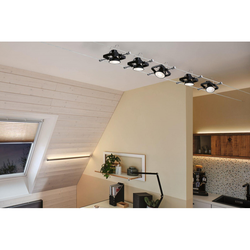 Źródło światła LED GU5.3 6W DIM 445lm 38st. 3000K 12V tworzywo sztuczne / czarny mat Źródło światła LED GU5.3 6W DIM 445lm 38st. 3000K 12V tworzywo sztuczne / czarny mat