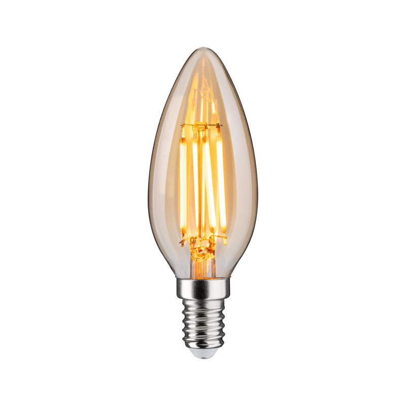 Źródło światła LED 1879 świeca DIM 4.9W 450lm E14 1800K 230V złoty / szkło Źródło światła LED 1879 świeca DIM 4.9W 450lm E14 1800K 230V złoty / szkło
