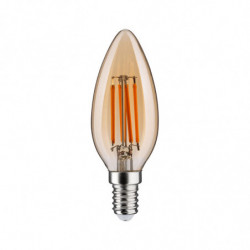Źródło światła LED 1879 świeca DIM 4.9W 450lm E14 1800K 230V złoty / szkło Źródło światła LED 1879 świeca DIM 4.9W 450lm E14 1800K 230V złoty / szkło