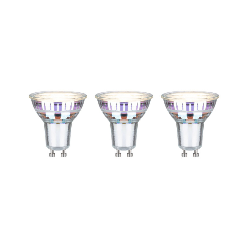 Źródło światła LED 3x GU10 ECO LINE 2.5W 450lm 3000K 230V srebrny / szkło Źródło światła LED 3x GU10 ECO LINE 2.5W 450lm 3000K 230V srebrny / szkło