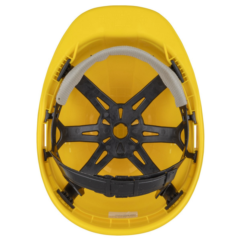 Kask ochronny Wolfcraft - żółty Kask ochronny Wolfcraft - żółty