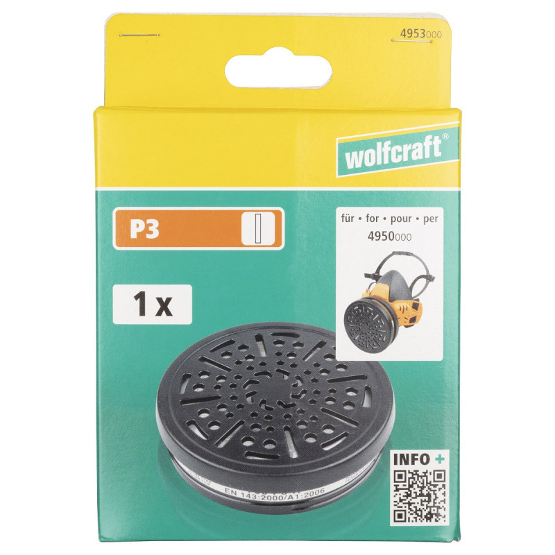 Filtr zapasowy Wolfcraft - P3 do 4950000 Filtr zapasowy Wolfcraft - P3 do 4950000
