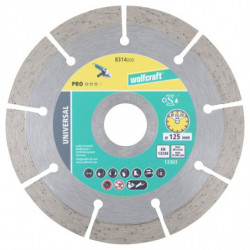 Tarcza diamentowa 125 do cięcia uniwersalna PRO, wolfcraft Tarcza diamentowa 125 do cięcia uniwersalna PRO, wolfcraft