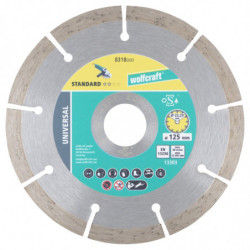 Tarcza diamentowa 125 do cięcia Solid Uniwersal, wolfcraft Tarcza diamentowa 125 do cięcia Solid Uniwersal, wolfcraft