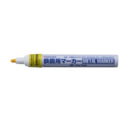Marker METAL żółty cienki, Sakura Marker METAL żółty cienki, Sakura