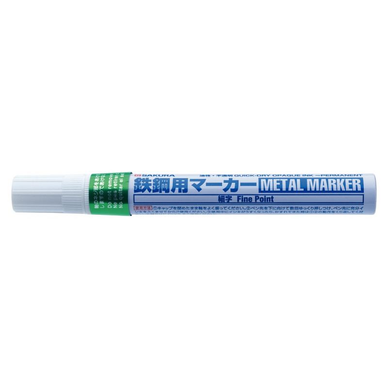 Marker METAL zielony cienki, Sakura Marker METAL zielony cienki, Sakura
