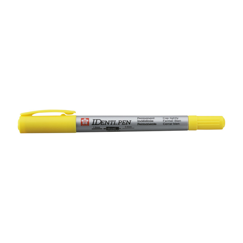Marker IDenti-Pen Dual Point zółty, Sakura Marker IDenti-Pen Dual Point zółty, Sakura