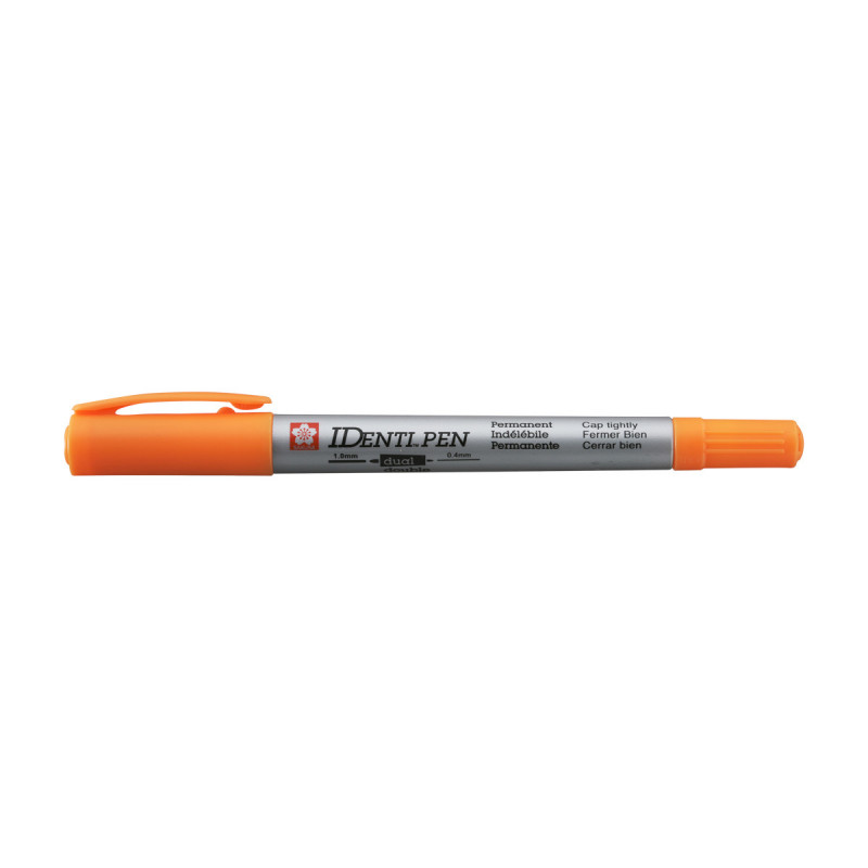 Marker IDenti-Pen Dual Point pomarańczowy, Sakura Marker IDenti-Pen Dual Point pomarańczowy, Sakura