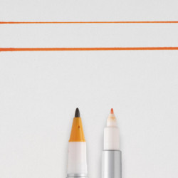 Marker IDenti-Pen Dual Point pomarańczowy, Sakura Marker IDenti-Pen Dual Point pomarańczowy, Sakura