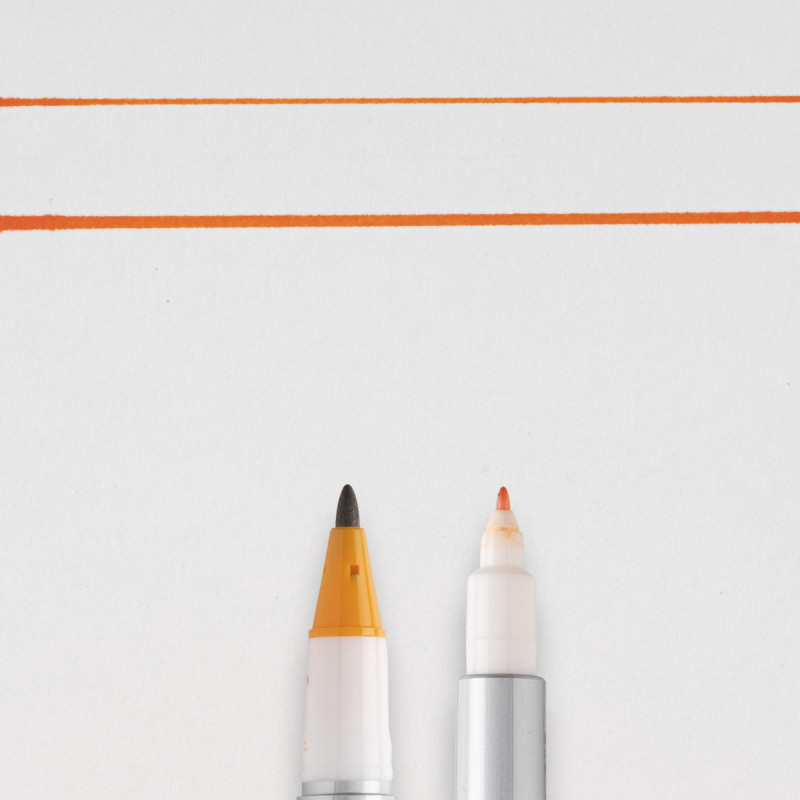 Marker IDenti-Pen Dual Point pomarańczowy, Sakura Marker IDenti-Pen Dual Point pomarańczowy, Sakura