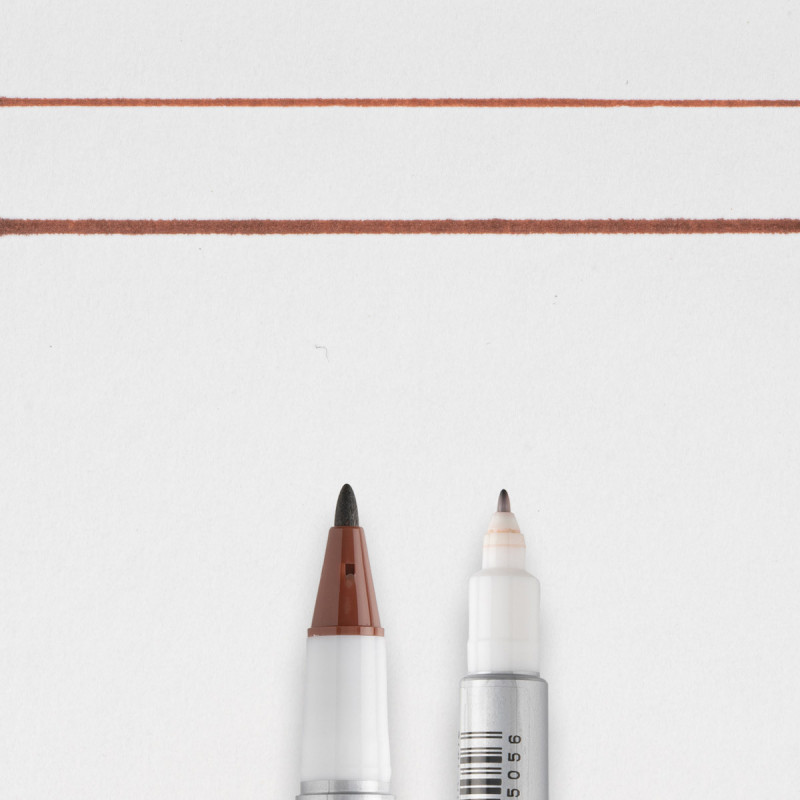 Marker IDenti-Pen Dual Point brązowy, Sakura Marker IDenti-Pen Dual Point brązowy, Sakura