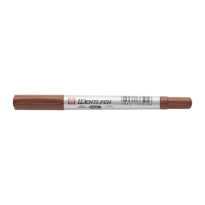 Marker IDenti-Pen Dual Point brązowy, Sakura Marker IDenti-Pen Dual Point brązowy, Sakura