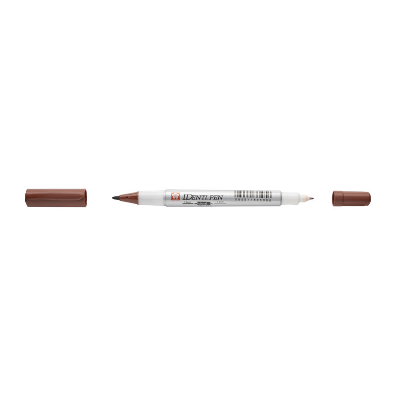 Marker IDenti-Pen Dual Point brązowy, Sakura Marker IDenti-Pen Dual Point brązowy, Sakura