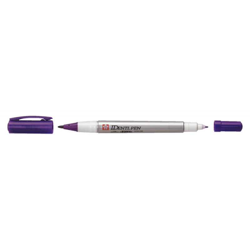 Marker IDenti-Pen Dual Point fioletowy, Sakura