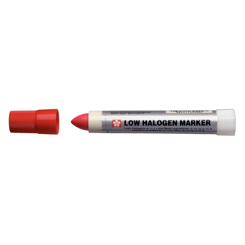 Marker Solid Low Halogen czerwony, Sakura