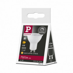 Źródło światła LED GU10 DIM 8W 750lm 2700K 36st. 230V biały matowy / tworzywo sztuczne Źródło światła LED GU10 DIM 8W 750lm 2700K 36st. 230V biały matowy / tworzywo sztuczne