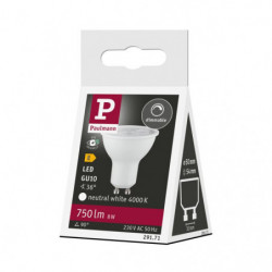 Źródło światła LED GU10 DIM 8W 750lm 4000K 36st. 230V biały matowy / tworzywo sztuczne Źródło światła LED GU10 DIM 8W 750lm 4000K 36st. 230V biały matowy / tworzywo sztuczne