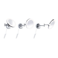 Lusterko kosmetyczne MASUA LED 4W 2700/4000/6500K +wyłącznik IP44 230V czarny matowy / metal Lusterko kosmetyczne MASUA LED 4W 2700/4000/6500K +wyłącznik IP44 230V czarny matowy / metal