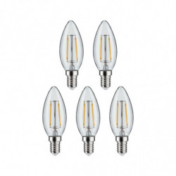 Źródło światła LED świecowa 5X4,8W 470lm E14 2700K 230V przeźroczysty / szkło Źródło światła LED świecowa 5X4,8W 470lm E14 2700K 230V przeźroczysty / szkło