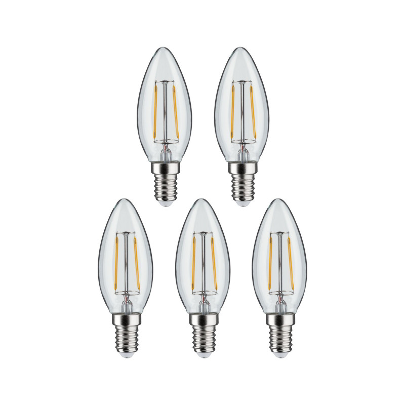 Źródło światła LED świecowa 5X4,8W 470lm E14 2700K 230V przeźroczysty / szkło Źródło światła LED świecowa 5X4,8W 470lm E14 2700K 230V przeźroczysty / szkło