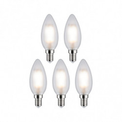 Źródło światła LED świecowa 5X4,8W 470lm E14 2700K 230V matowy / szkło Źródło światła LED świecowa 5X4,8W 470lm E14 2700K 230V matowy / szkło