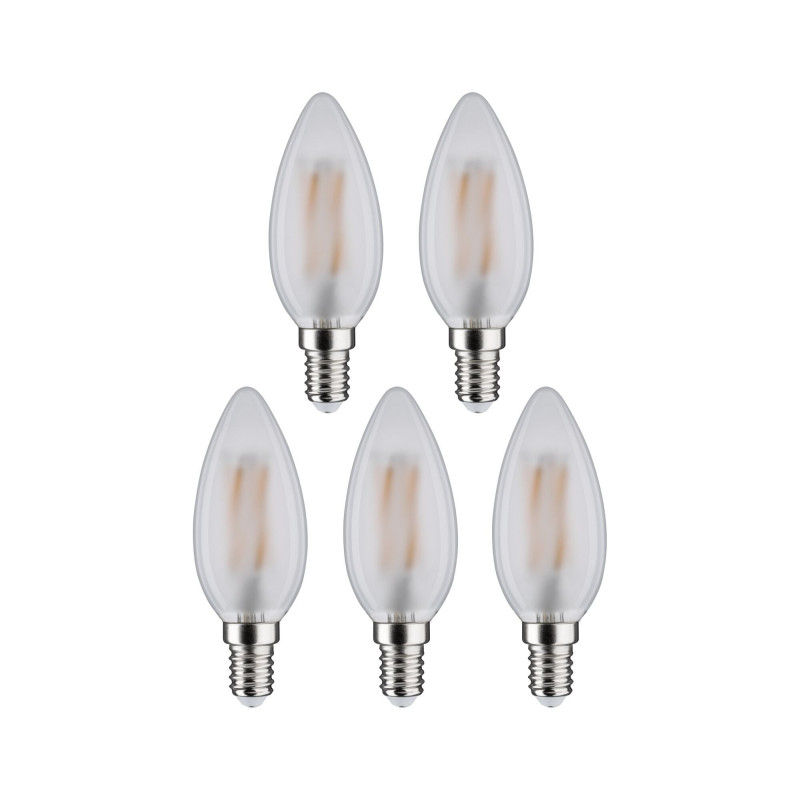 Źródło światła LED świecowa 5X4,8W 470lm E14 4000K 230V matowy / szkło Źródło światła LED świecowa 5X4,8W 470lm E14 4000K 230V matowy / szkło