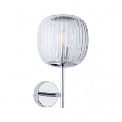 Kinkiet ścienny łazienkowy RUYA E14 max.20W IP44 230V chrom / szkło Kinkiet ścienny łazienkowy RUYA E14 max.20W IP44 230V chrom / szkło