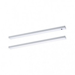 Zestaw opraw podszafkowych SET LINE DIM PIR 2x4W 2x350lm 350mm 30000K 230V/24V chrom matowy / aluminium Zestaw opraw podszafkowych SET LINE DIM PIR 2x4W 2x350lm 350mm 30000K 230V/24V chrom matowy / aluminium